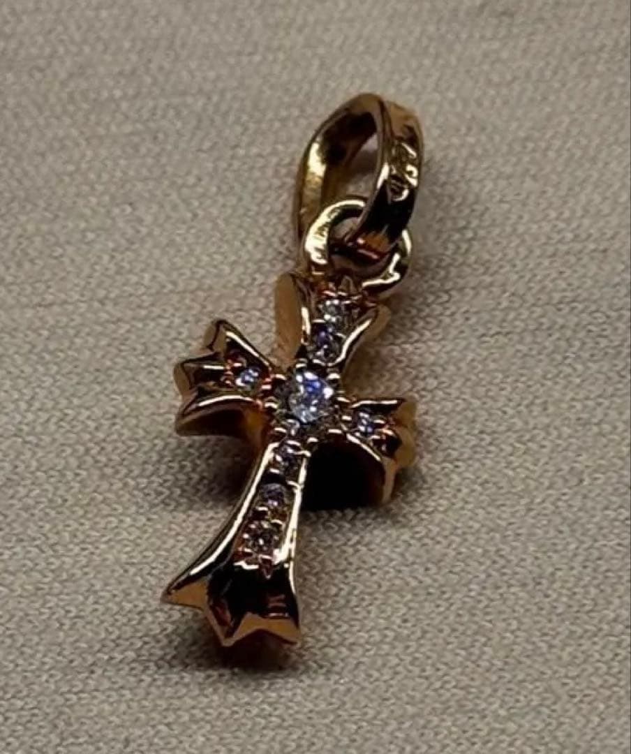 クロムハーツ　ベイビーファット　22K 純正パヴェダイヤ ネックレス　新品