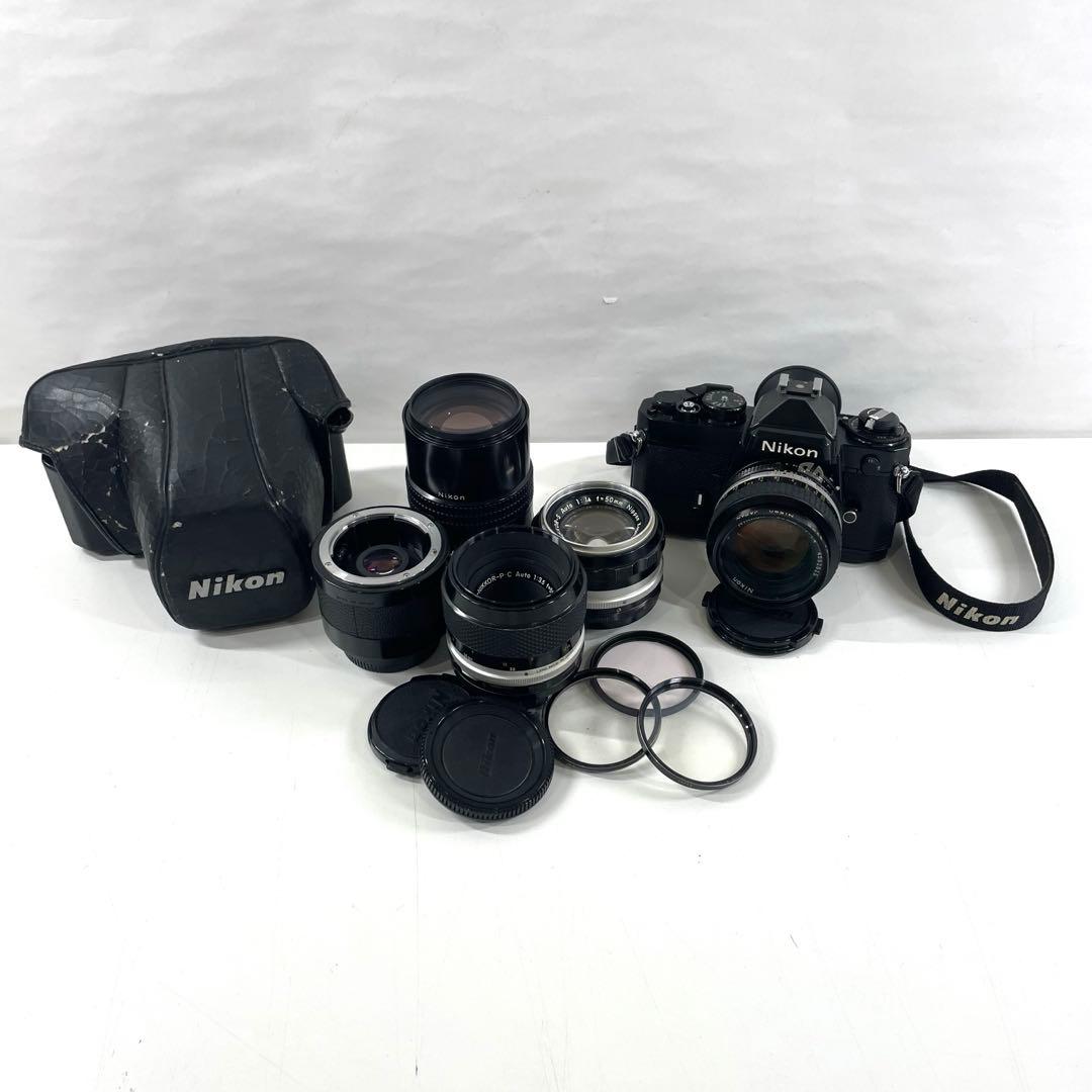 豪華 Nikon FE+一眼レフカメラ Ｆレンズセット