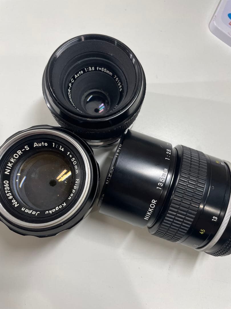 豪華 Nikon FE+一眼レフカメラ Ｆレンズセット