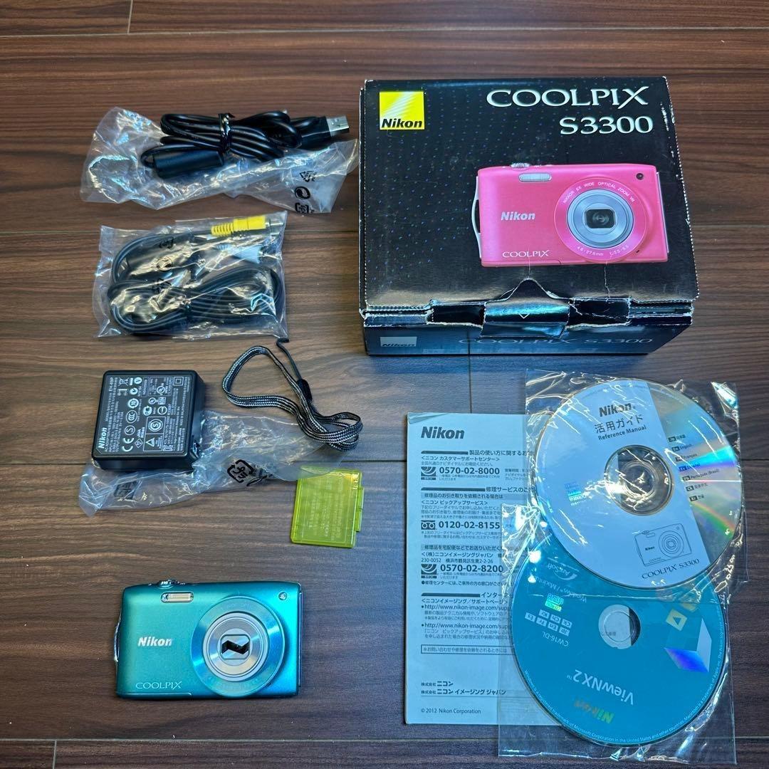Nikon COOLPIX S3300 デジカメ ほぼ新品 4665