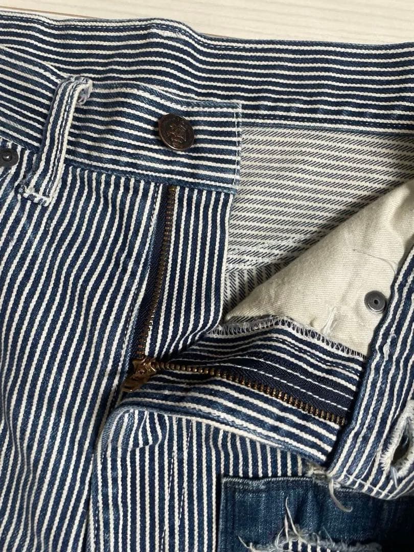 glamb Unplugged denimヒッコリー ニッシー 西島着　サルエル