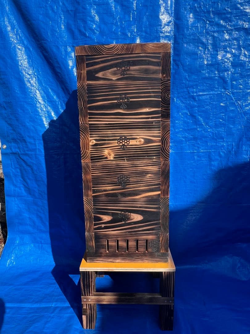 ニホンミツバチ　営巣用巣箱4段　板厚3cm　重箱式巣箱