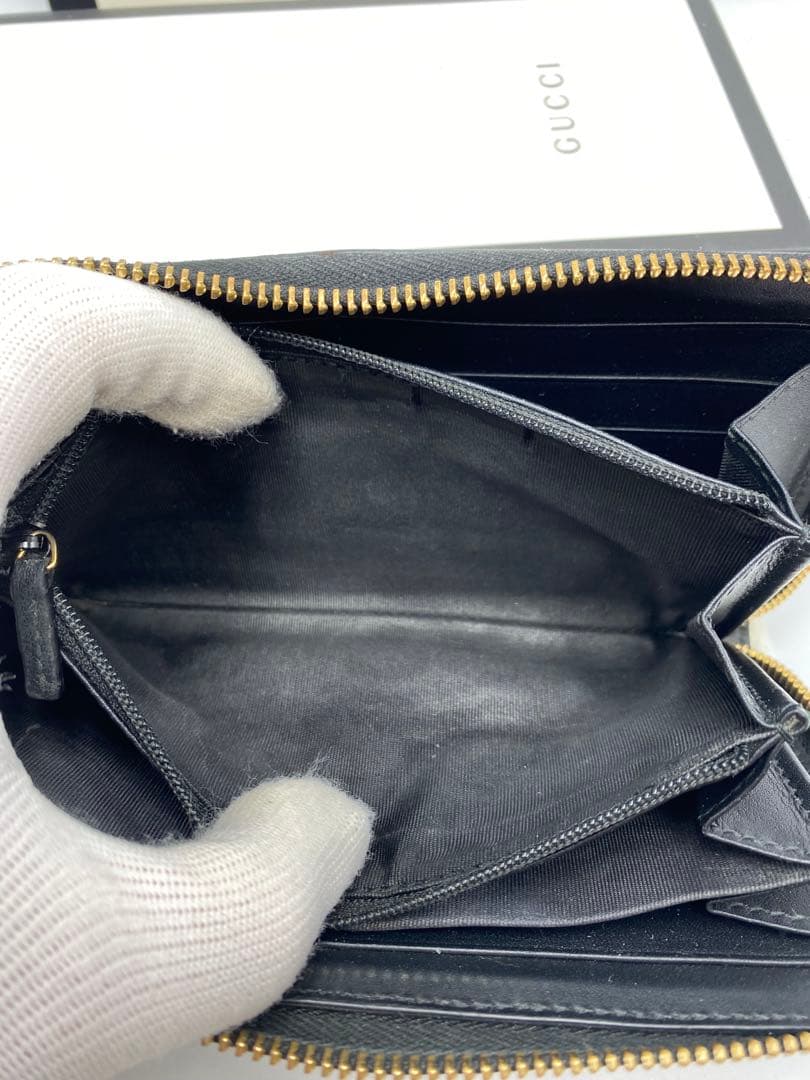 超良品‼️ グッチ　GUCCI 財布　長財布　GGスプリーム　ラウンドファスナー
