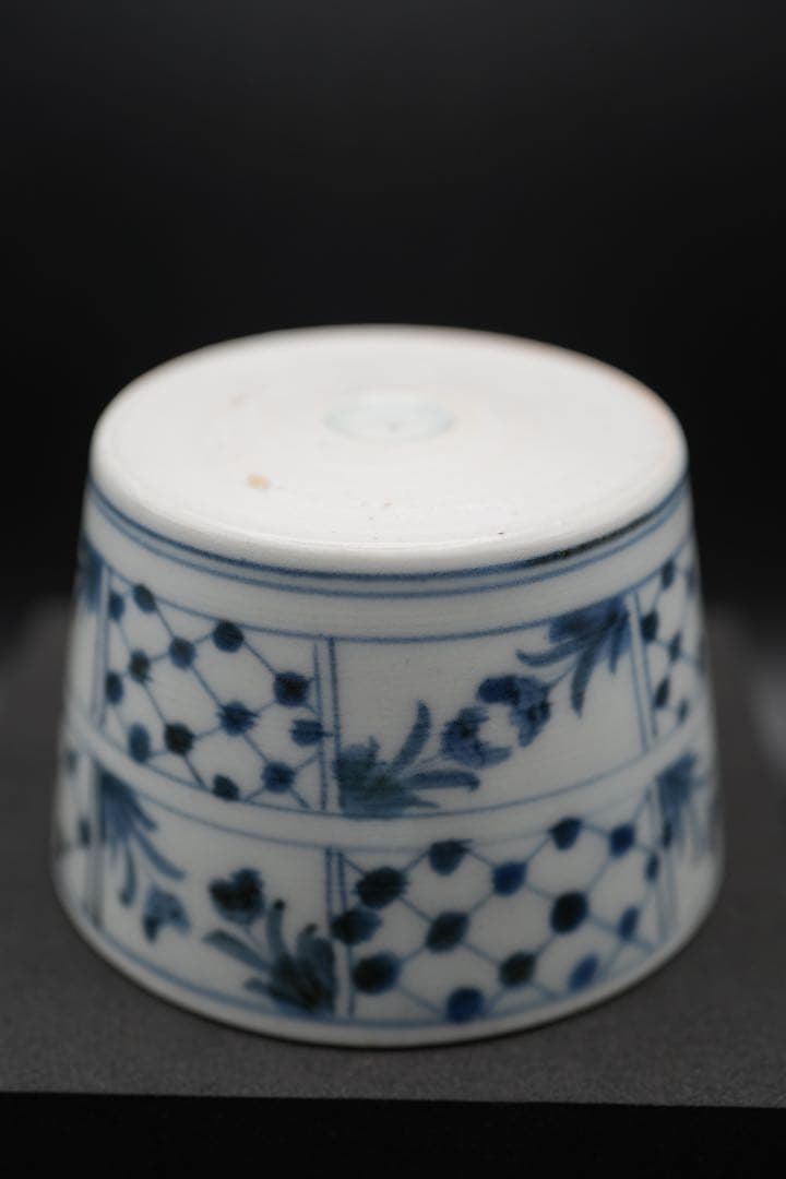 （青 6） 古伊万里 蕎麦猪口 そば猪口 染付 染付け 江戸後期