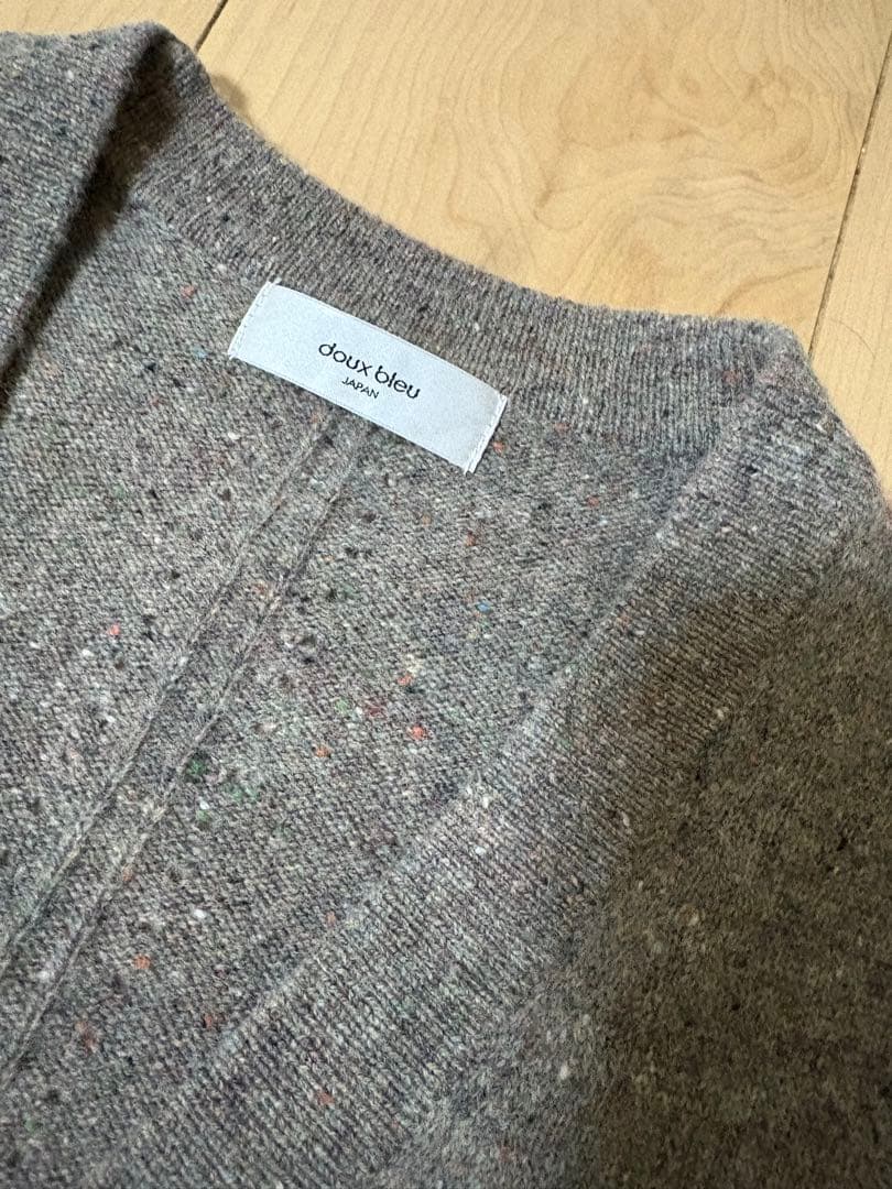 完売品　doux bleu　EXファインメリノウール ニットベスト
