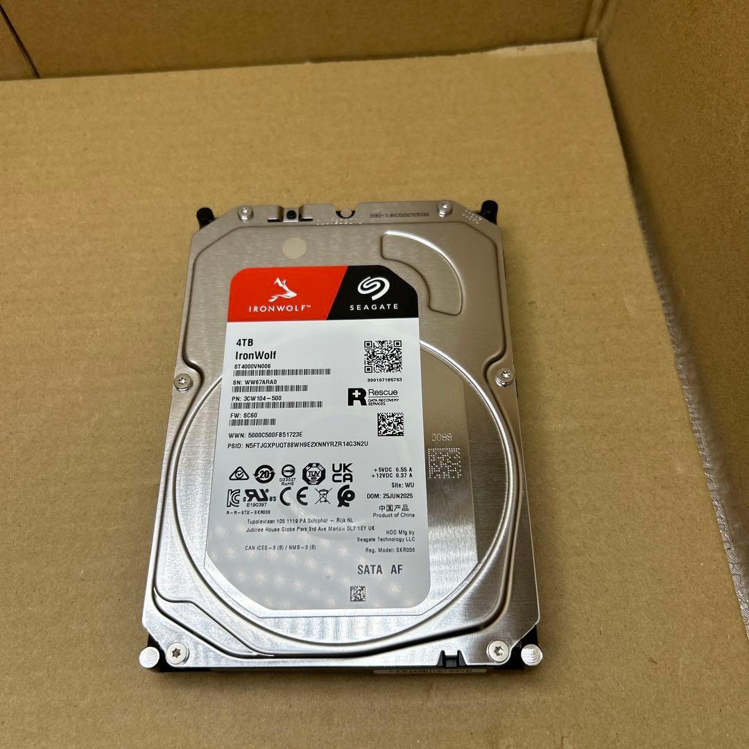 Seagate 内蔵 HDD ハードディスク 4TB ST4000VN006