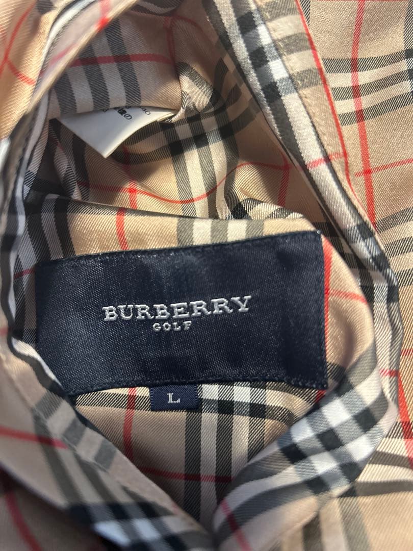 Burberry バーバリー　リバーシブル　ノバチェック柄　ベスト　ジップ　L