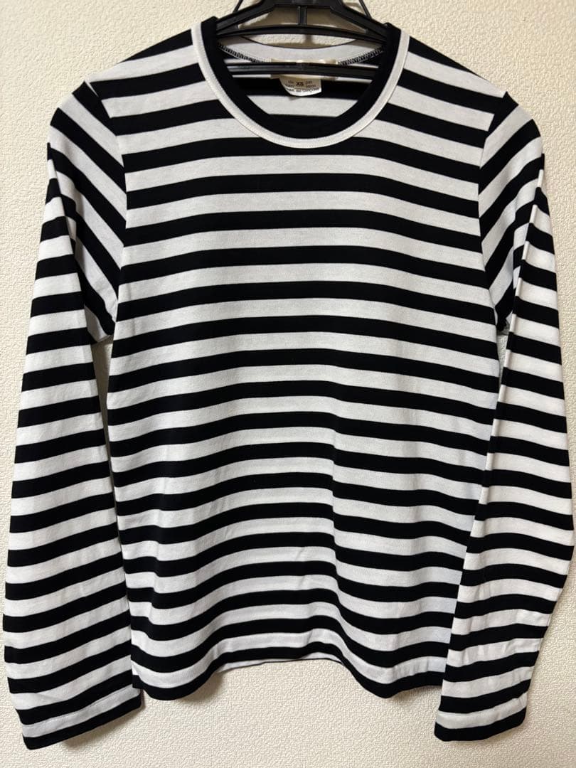 新品未使用コムデギャルソンボーダーカットソー