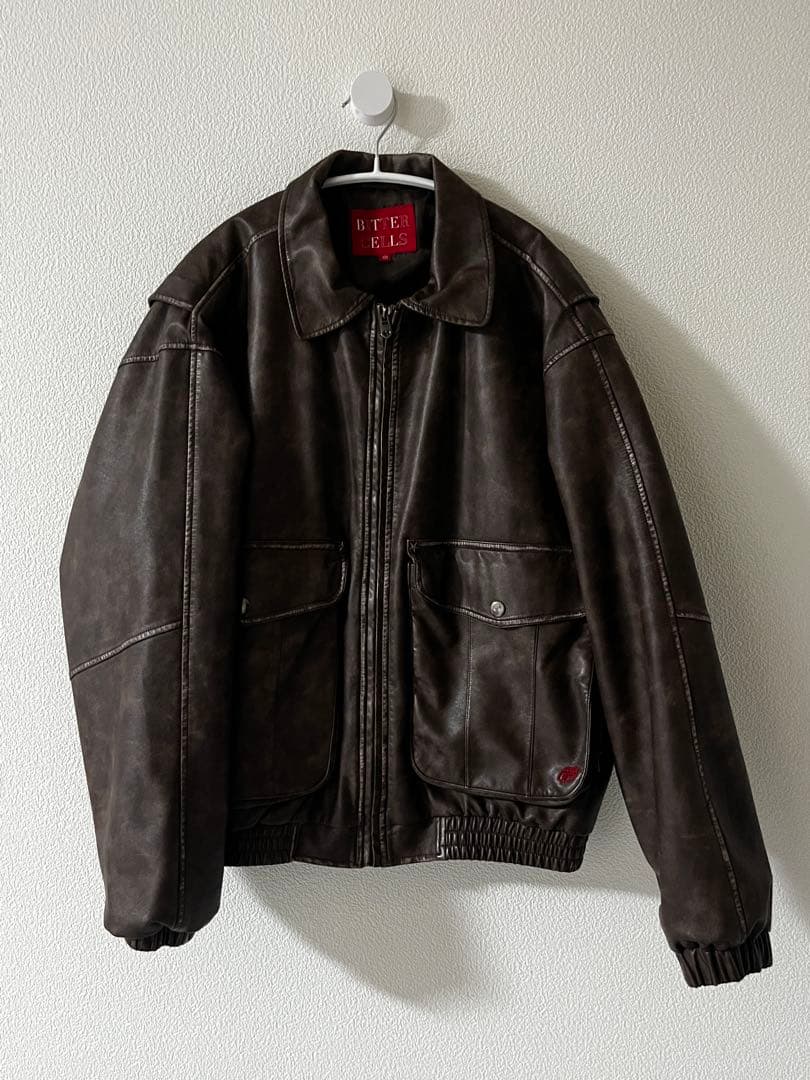 BITTERCELLS Star Leather Jacket レザージャケット