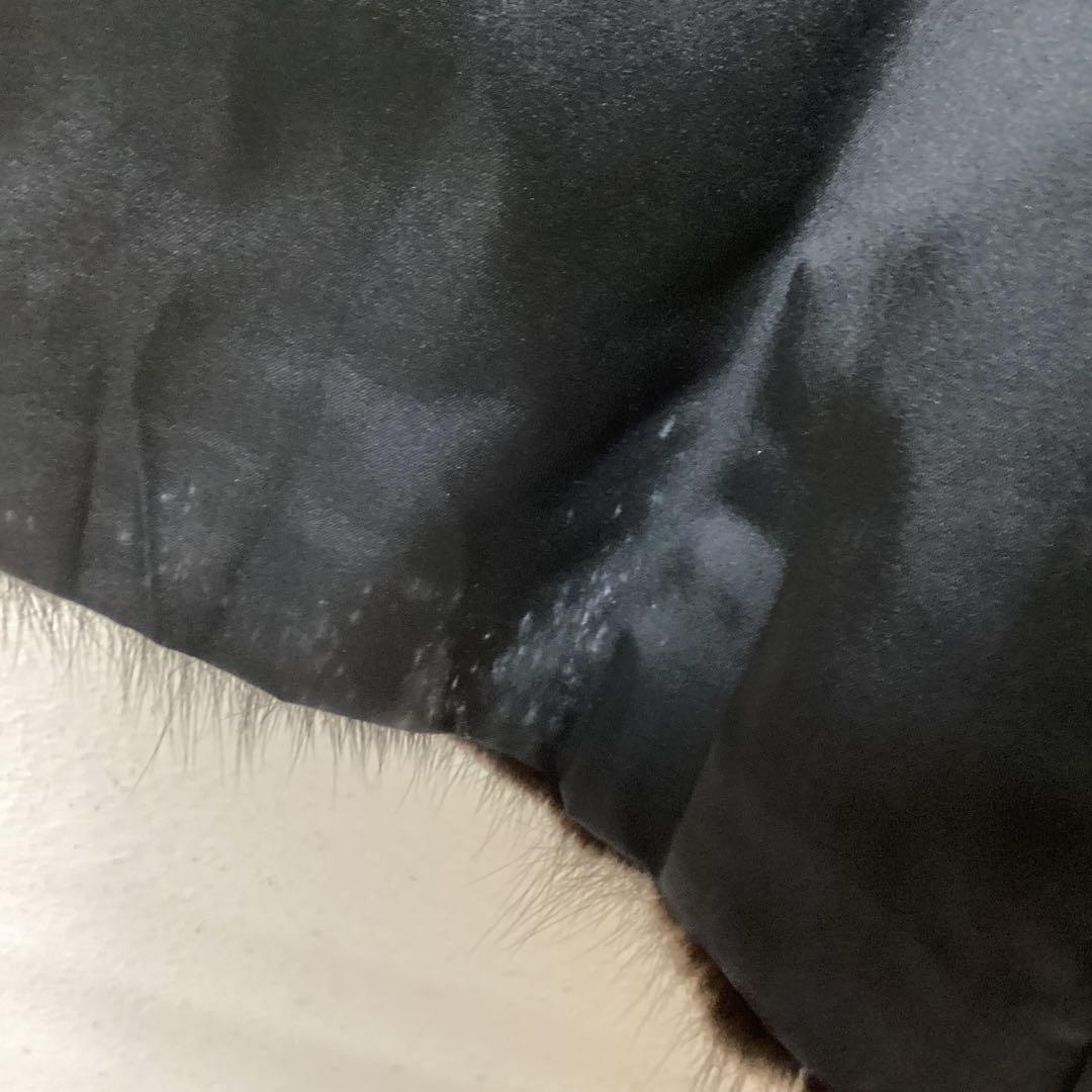 ミンクファーコート　高級毛皮　アウター　ブラック　サイズ13