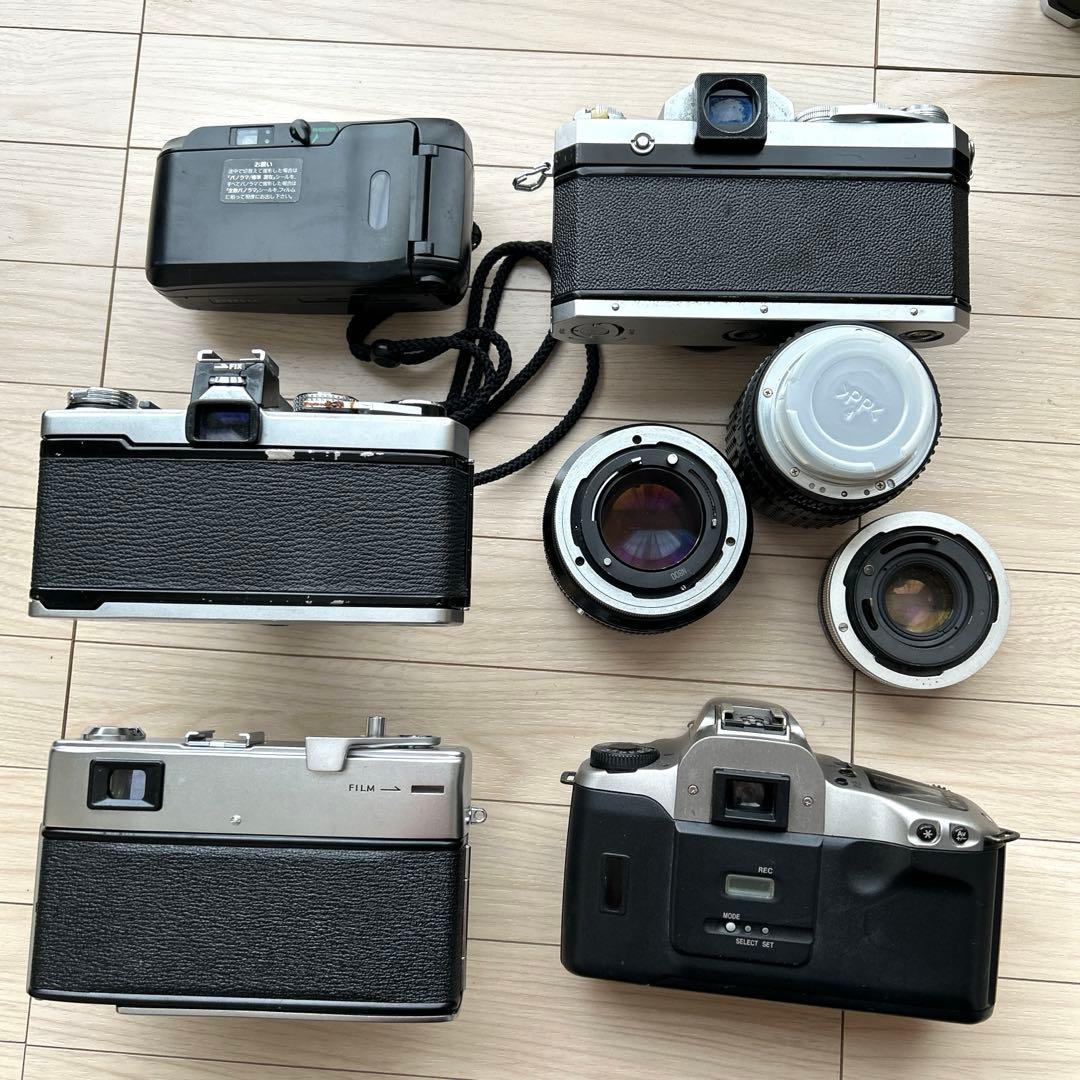 ジャンク フィルムカメラ レンズ 8点セット