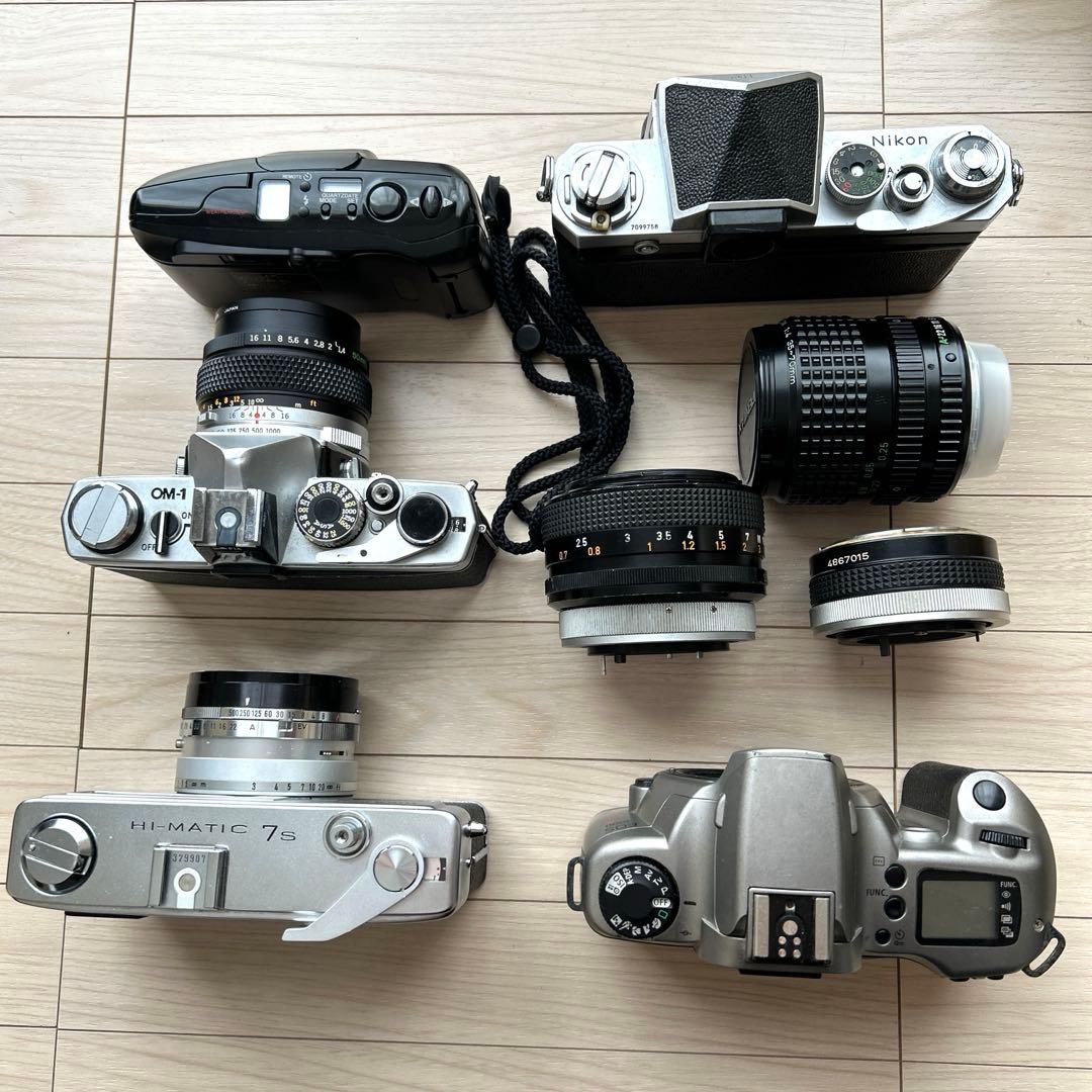 ジャンク フィルムカメラ レンズ 8点セット