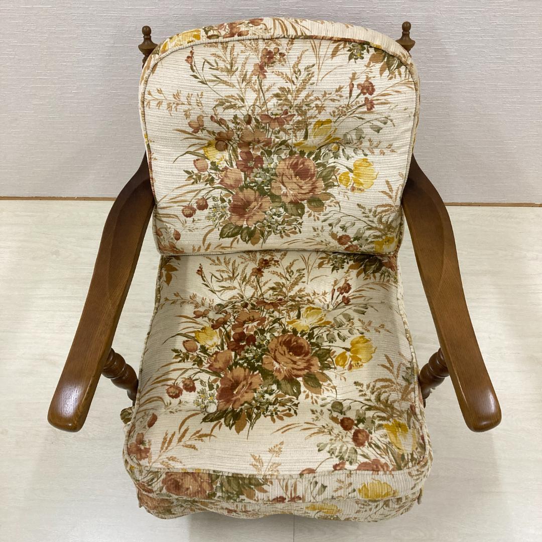 【飛騨産業】キツツキ　穂高　アームチェア　一人掛けソファ　シングル A