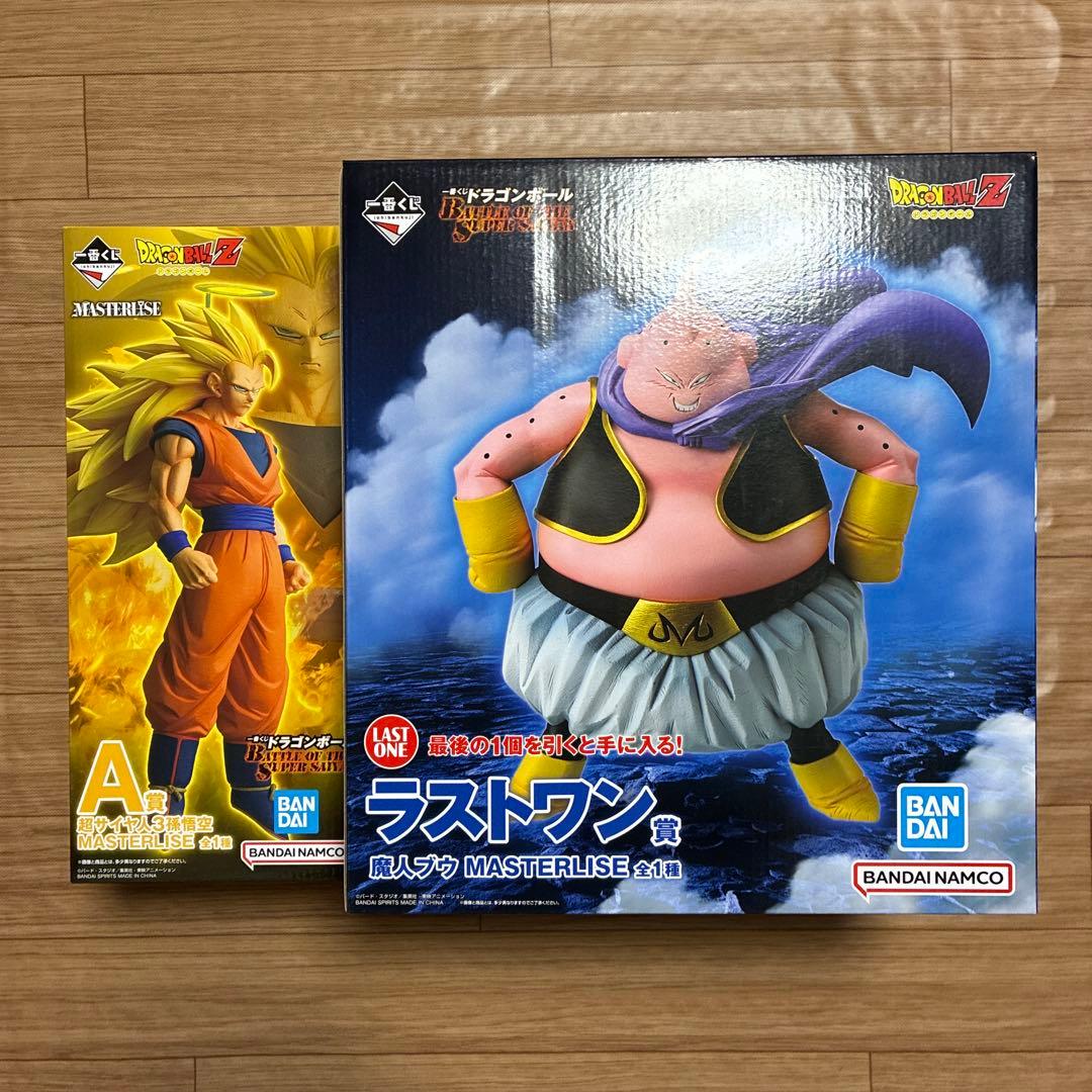 ドラゴンボール　一番くじ　A賞　超サイヤ人3孫悟空　ラストワン賞　魔人ブウ