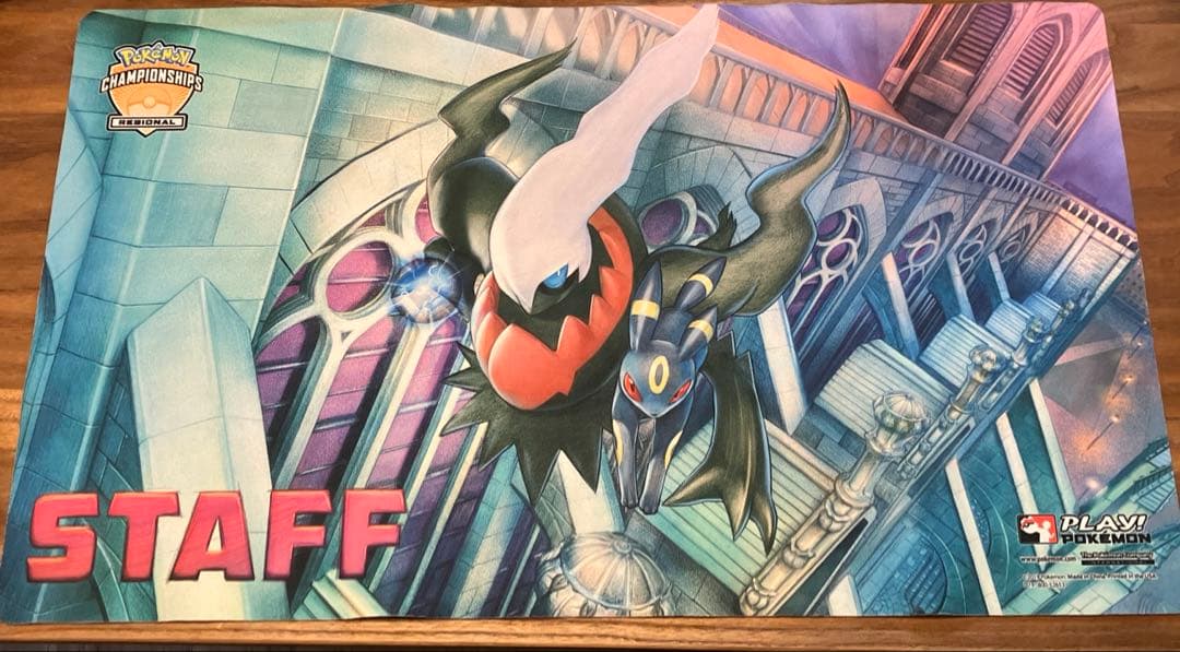 年始セール【プレイ用】【海外限定】STAFF ブラッキー&ダークライGX プレマ