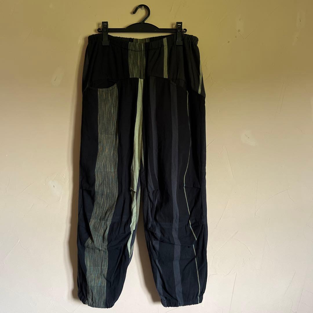 USED タマキニイメ　nica pants 綿100% hoso 黒ベース