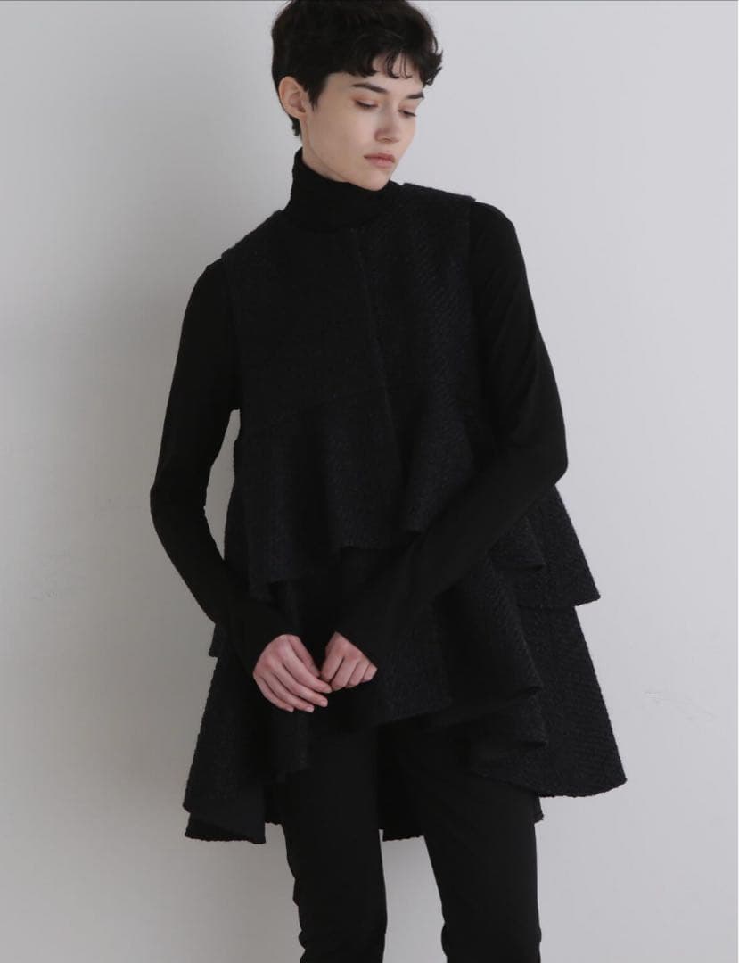 ★LE PHIL ルフィル ロービングツィードティアードジレ★