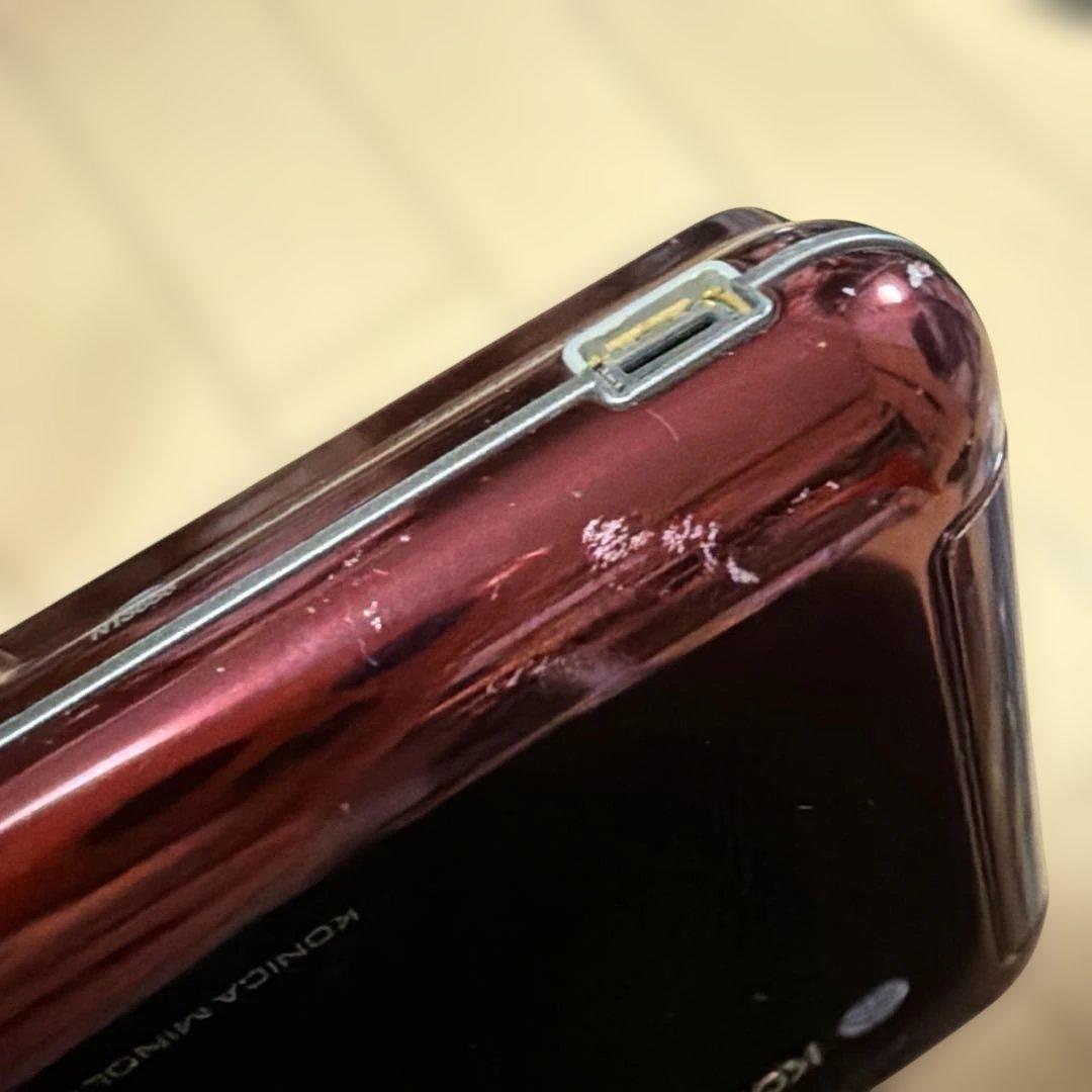 KONICA MINOLTA デジタルカメラ DiMAGE X1 ワインレッド