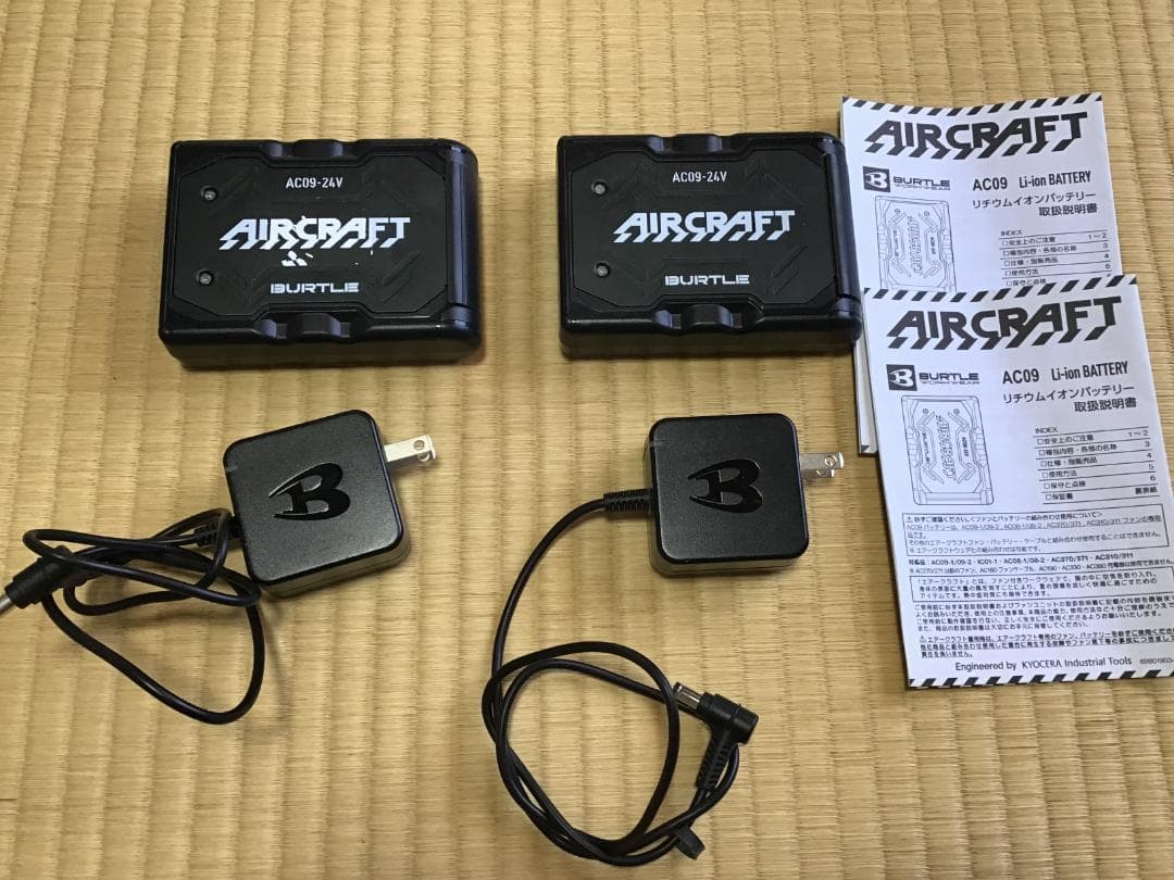 BURTLE AIRCRAFT AC09 リチウムイオンバッテリーセット