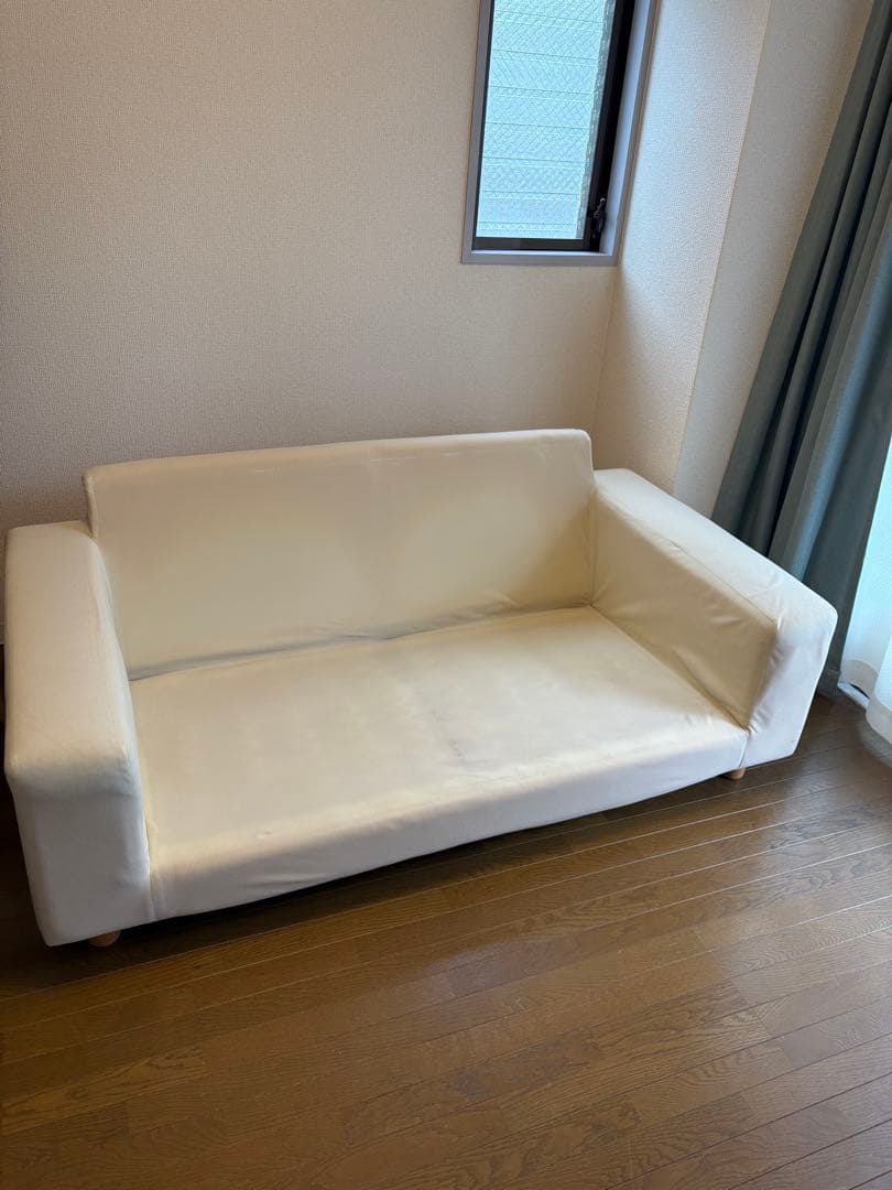 【最終値下げ・送料込み】無印良品 ソファ 2シーター 羽根・ポケットコイル