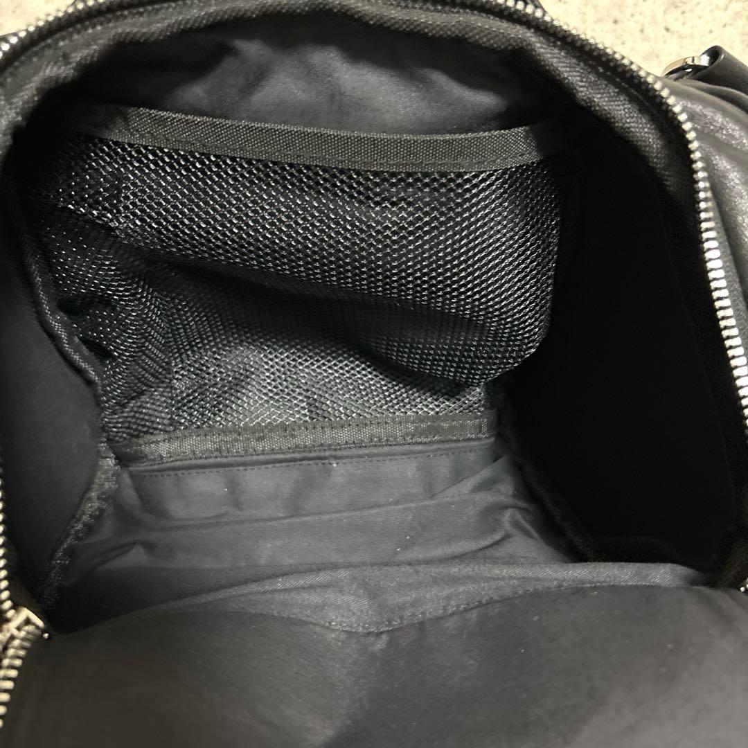 MAKUAKE 4way 高級再生レザー　ドラムバッグ　ブラック