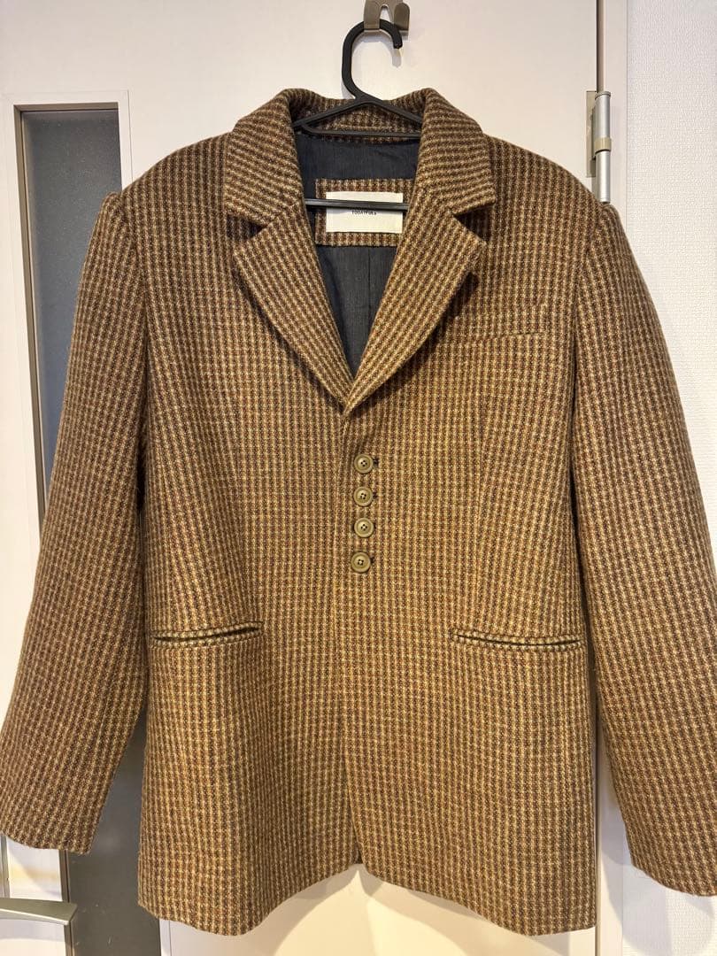 todayful Wool100% check jacket 36正規品