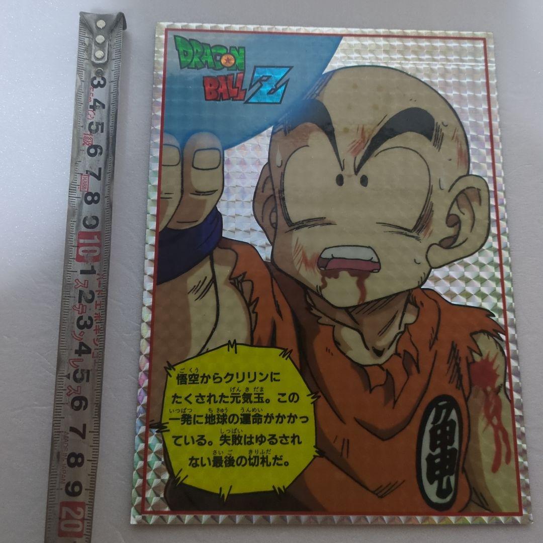 ドラゴンボール　２０cmサイズの両面イラストカード１５枚セットB