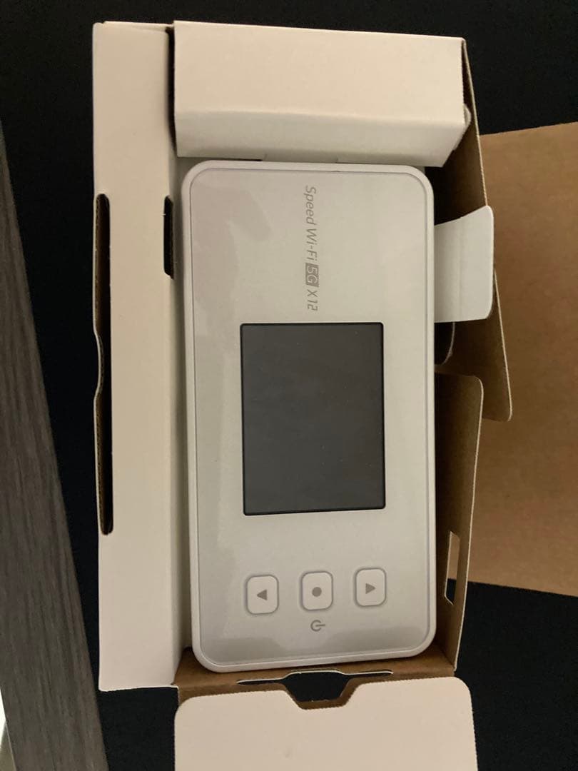 Speed Wi-Fi x12 ホワイト クレードル ドック付き