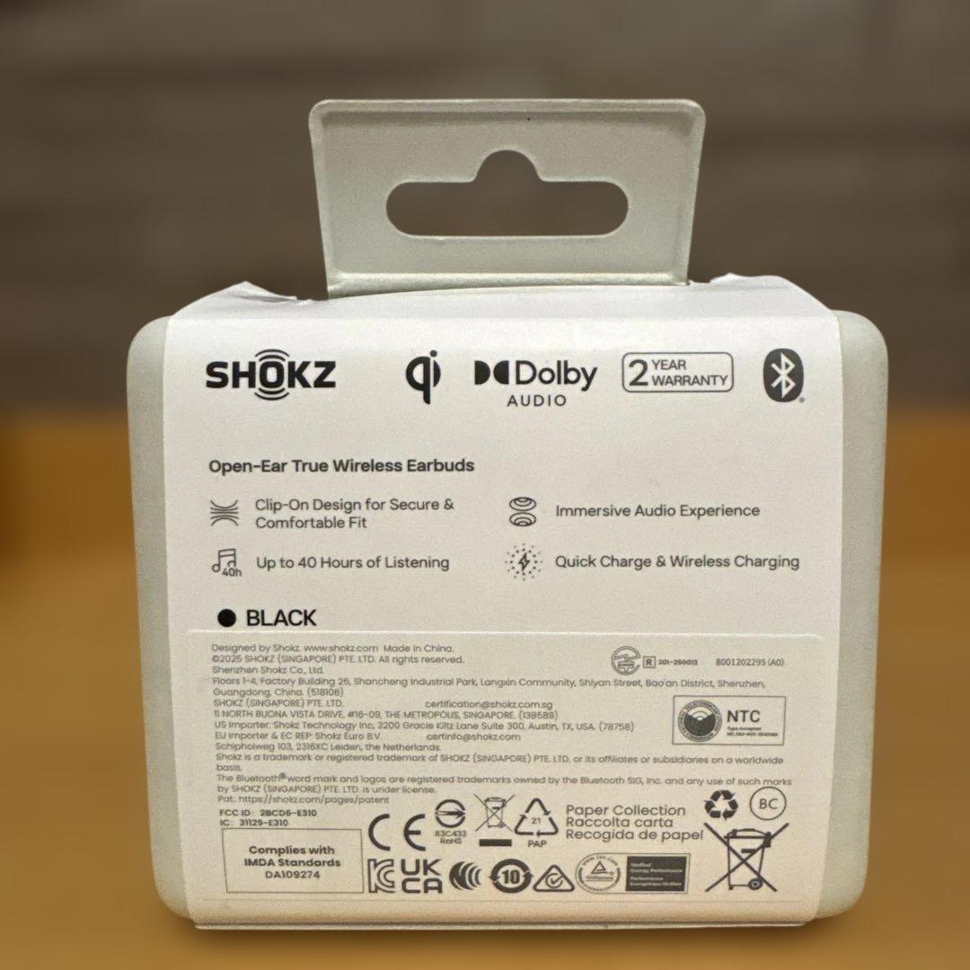 SHOKZ OPENDOTS ONE ブラック 新品未使用開封のみ