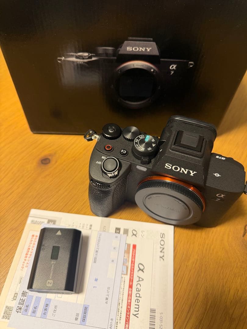 SONY α7Ⅳ 本体　バッテリー付属箱付き