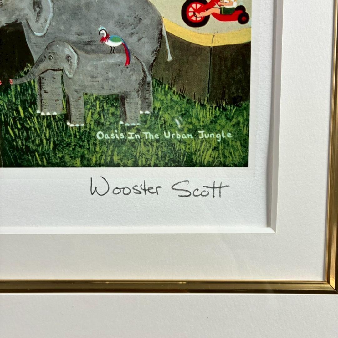 【最終値下げ】美品 ジェーン・ウースター・スコット「都会のオアシス」保証書有