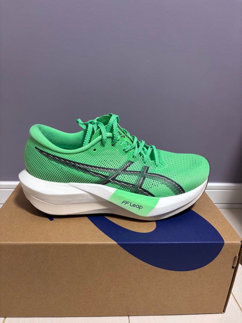 ASICS MAGICSPEED5 25.0cmグリーン スニーカー