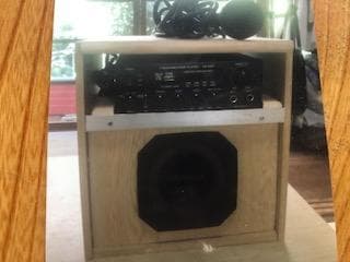 小型カラオケアンプ　ミキサー