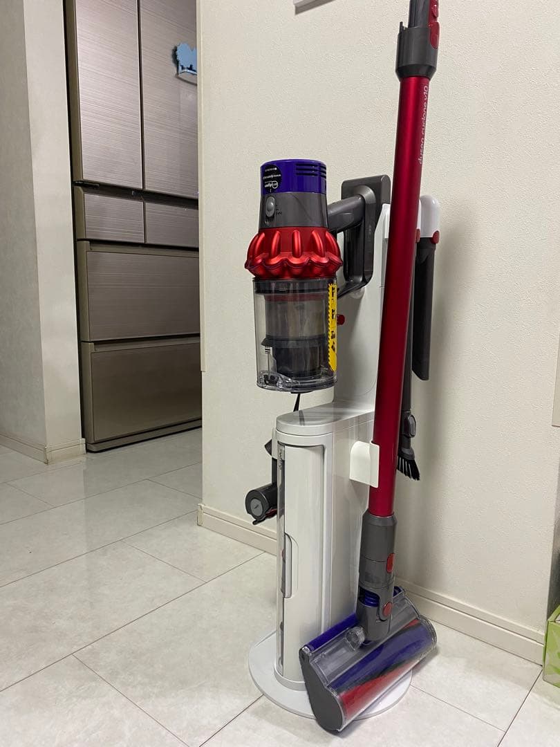 【美品】dyson SV12　純正フロアドック付エコーモード51分続く運転
