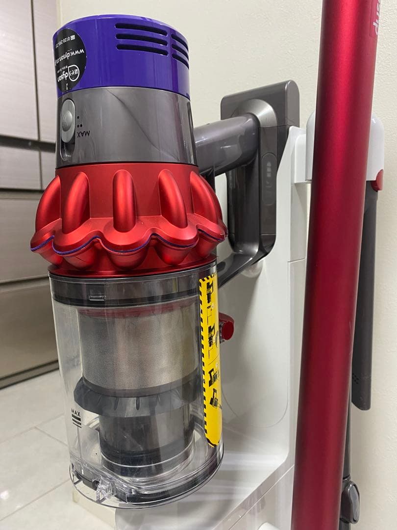 【美品】dyson SV12　純正フロアドック付エコーモード51分続く運転