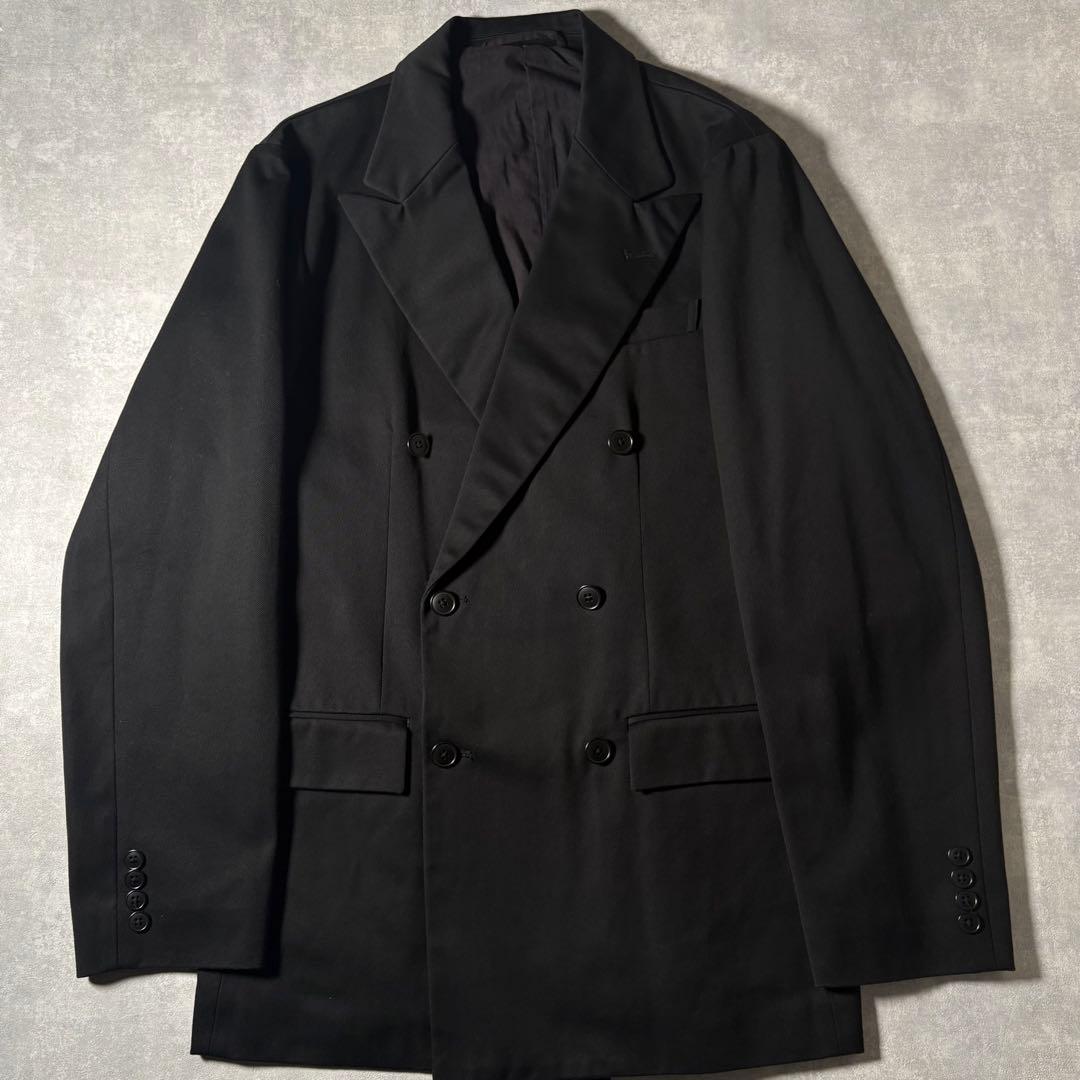 LE ダブルコットンジャケット L'ECHOPPE エルイー レショップ 黒　L