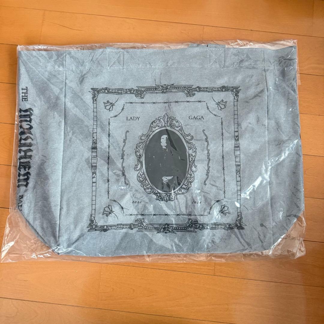 レディー・ガガ ladygaga バッグ グレー エコバッグ トートバッグ