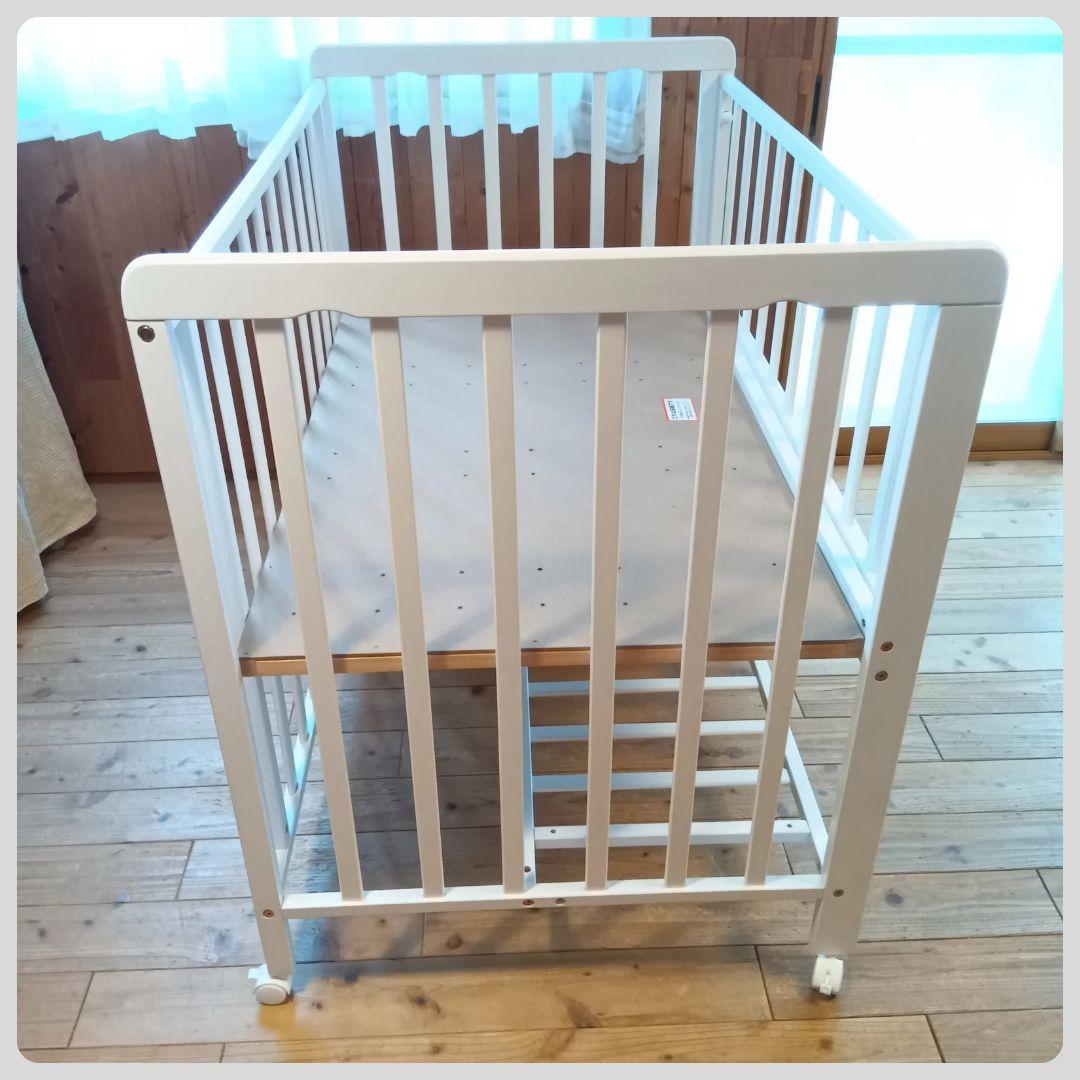 《綺麗❣️早い者勝ち❣️》ヤトミ 　ベビーベッド　ハイタイプ⭐︎ GT