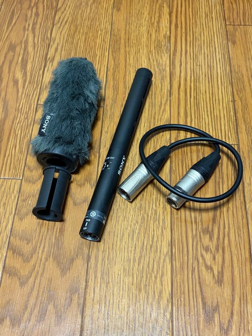 SONY ショットガンマイク ウィンドジャマー付き