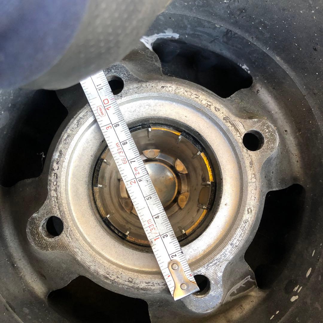 送料込み☆HONDA２サイクルジャイロ４つ穴　リアワイドホイール扁平