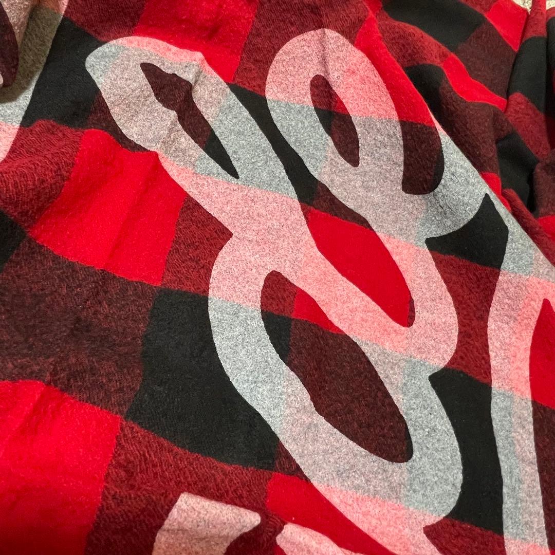 美品 HUMAN MADE ❤️ WOOL STOLE RED ストール マフラー