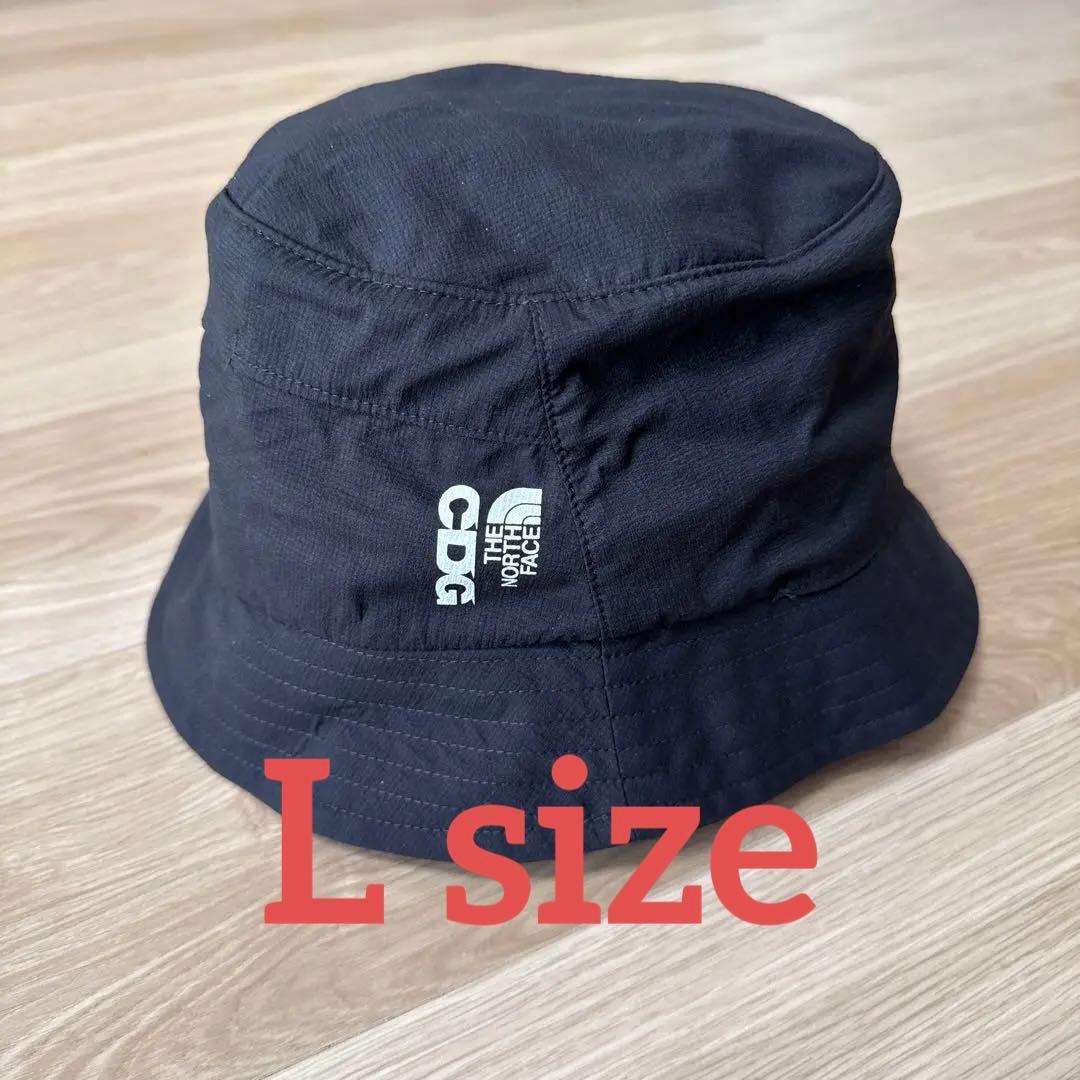 即完売品The North Face × CDG バケットハット L ブラック
