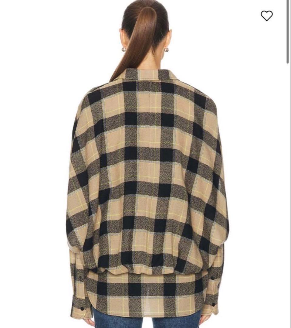 ステラマッカートニー レイヤード チェックシャツ ブラウス