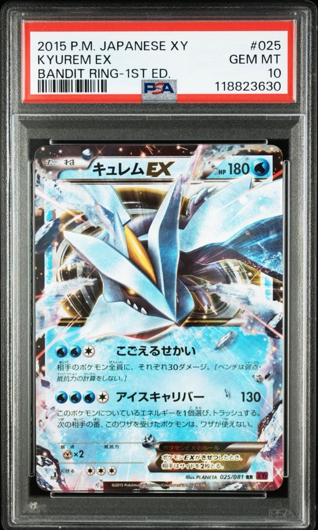PSA10 キュレムEX RR 1ED XY7 025/081 バンデットリング