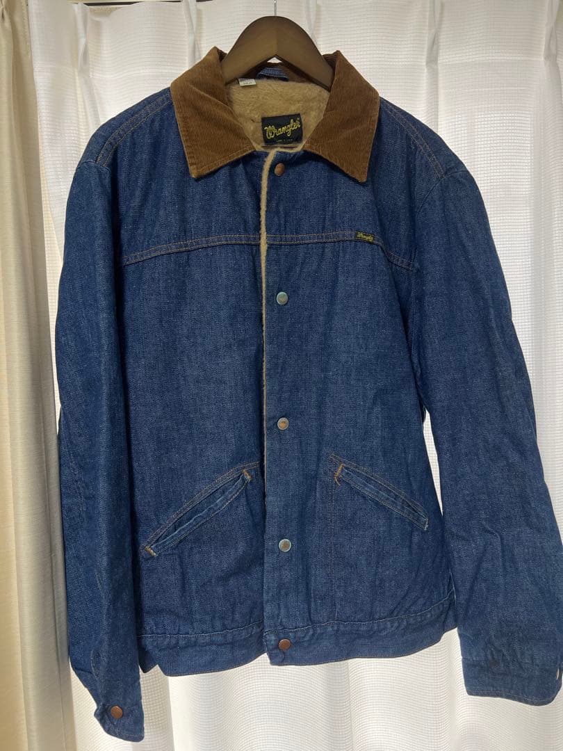 ジャケット・アウター 1970'SWrangler227MJLDenimBoaJacketSize44