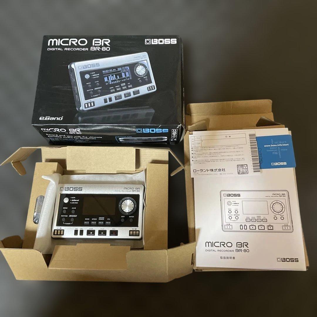 BOSS BR-80 デジタルレコーダー 美品 ボス ACアダプター付属