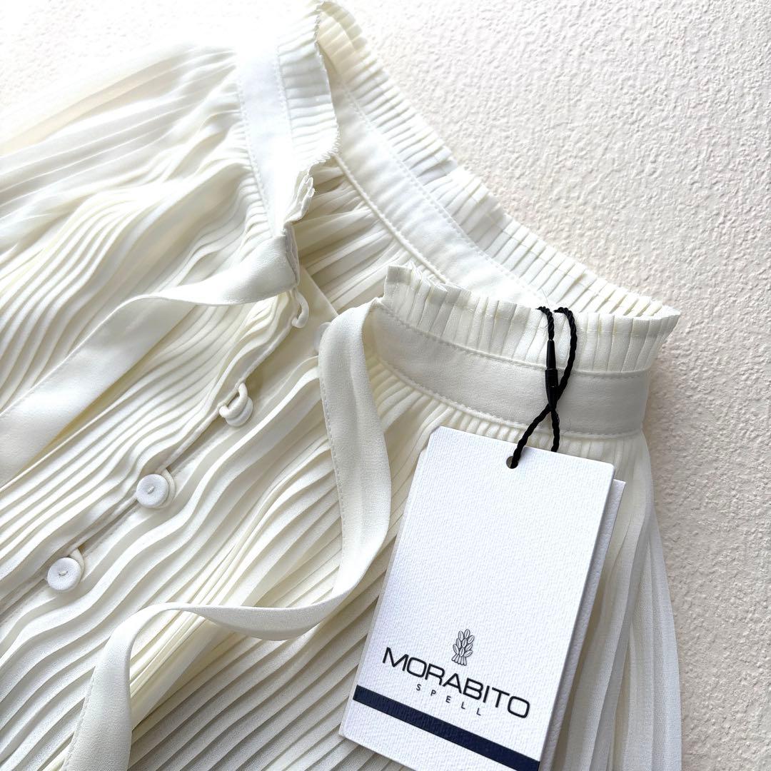 MORABITO モラビト《 SPELLスペル 》プリーツ&ライトシアーブラウス