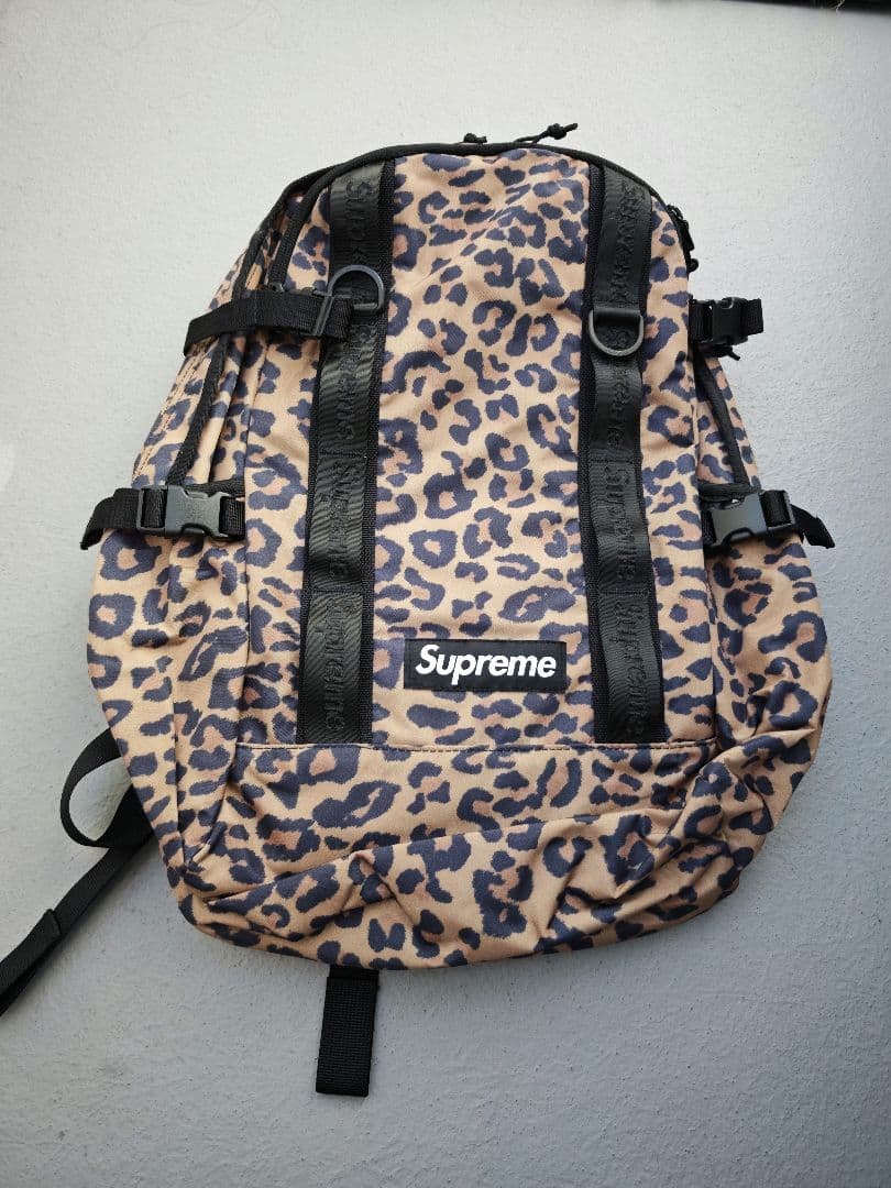Supreme 2020FW レオパード バックパック 美品