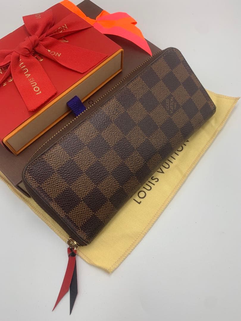 ルイヴィトン ジッピー ポルトフォイユ ダミエ クレマンス 財布 P55