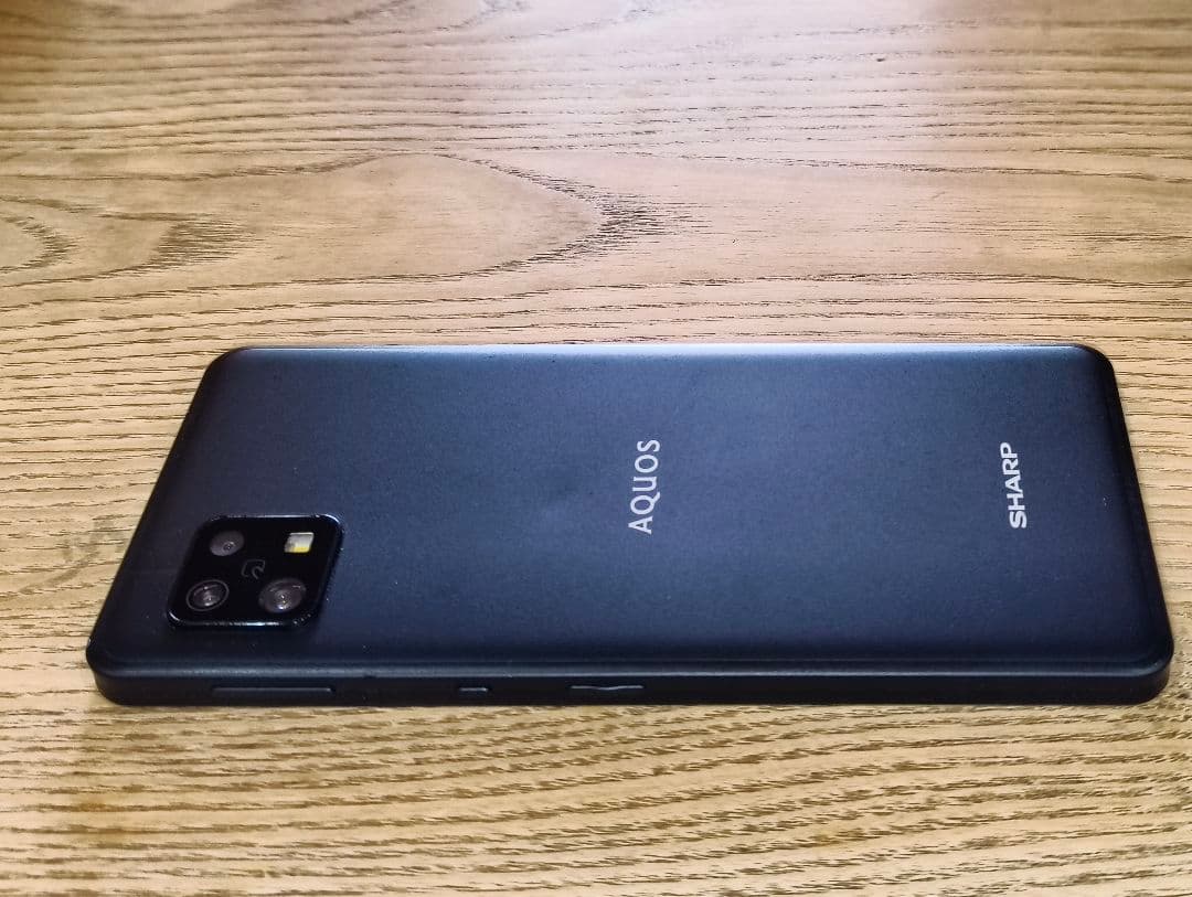 シャープ AQUOS sense 6s スマートフォン ブラック系 楽天モバイル